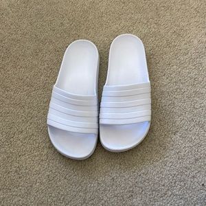 Adidas White Slides for women